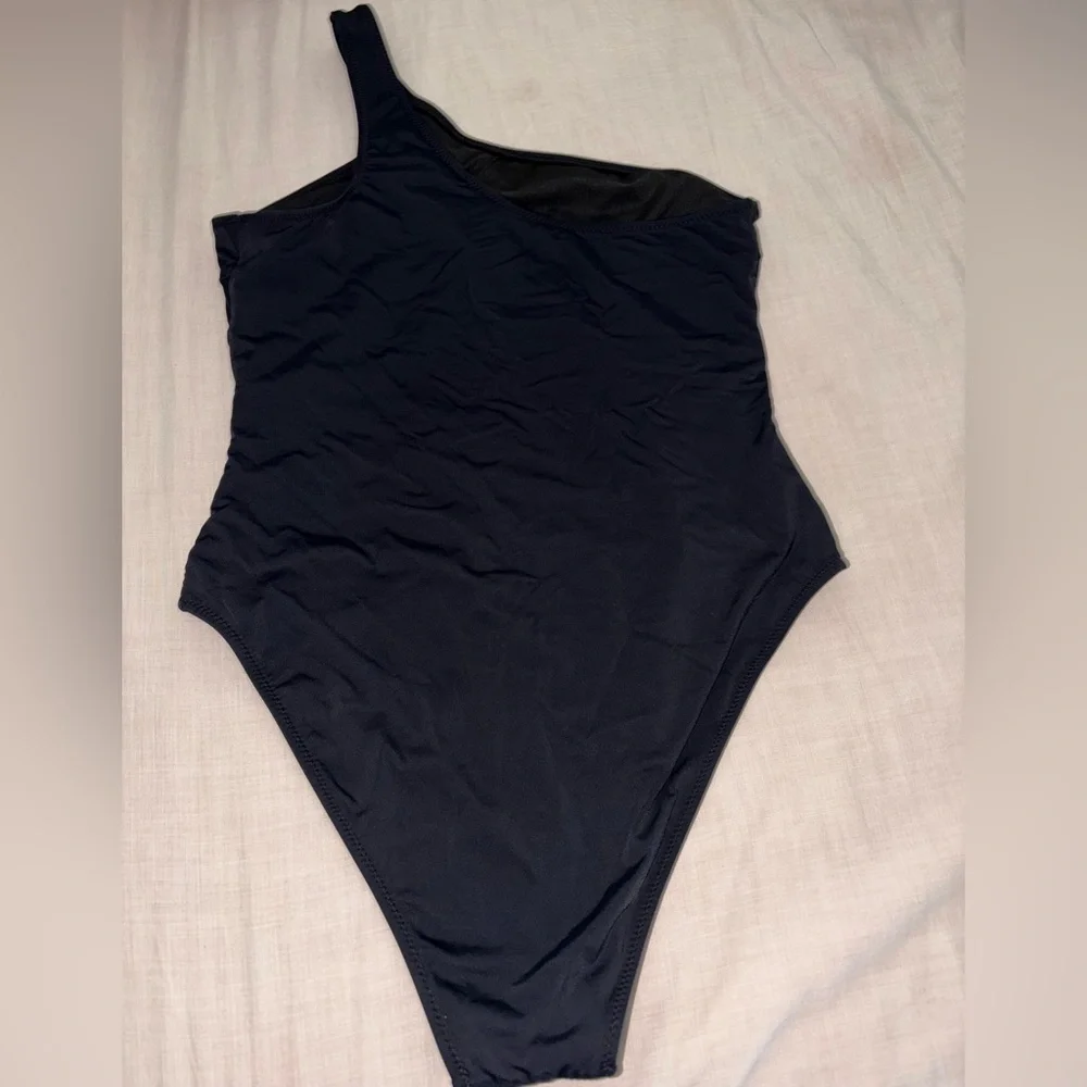 Fashion Nova Black One-Shoulder Swimsuit - Picture 4 of 4